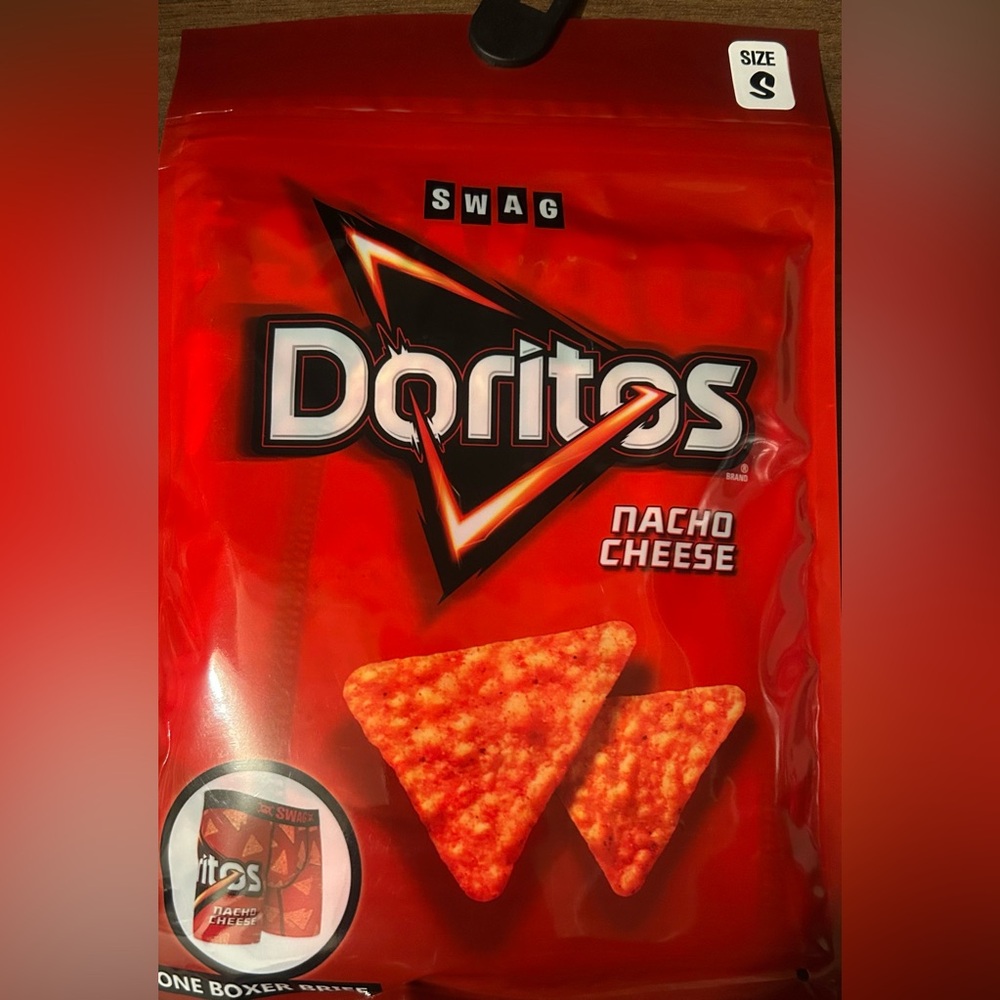 SWAG Mens Boxer Briefs Classic Doritos design, Size S NWT